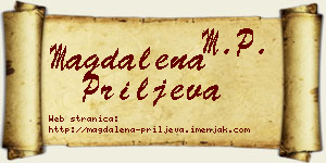 Magdalena Priljeva vizit kartica